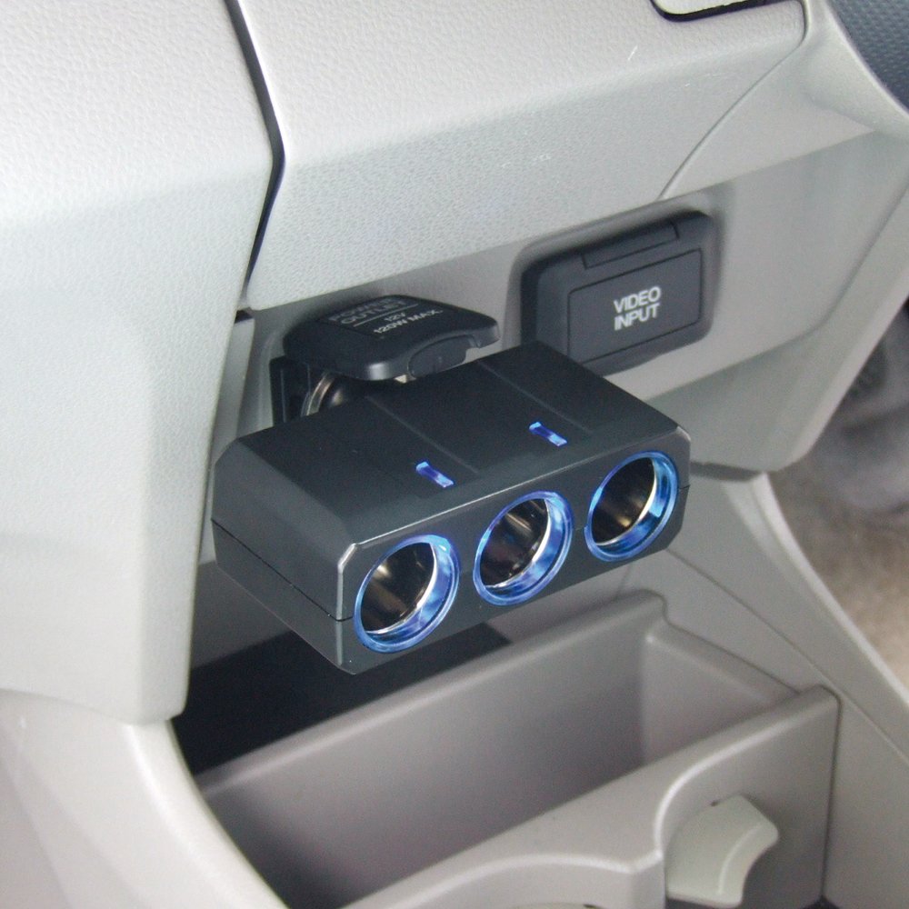 Amazon | 槌屋ヤック(Tsuchiya Yac) 車内用品 ソケット分配器 3連