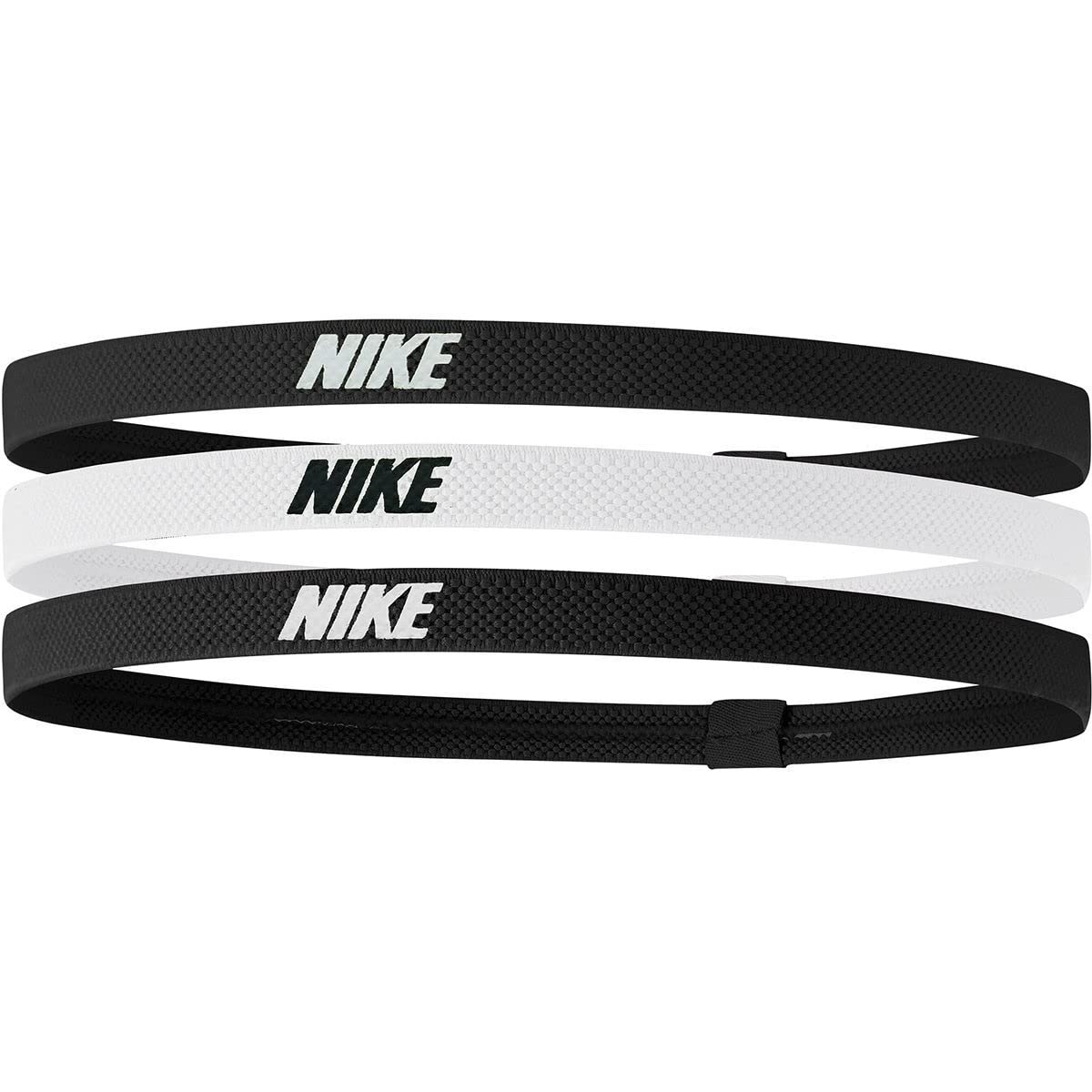 NIKE Men's Headband Headband 036 Black/White/Black One Size UK