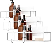 Vista 13 de Umbra Cubiko - Juego de cubos de ducha, color negro (paquete de 3)