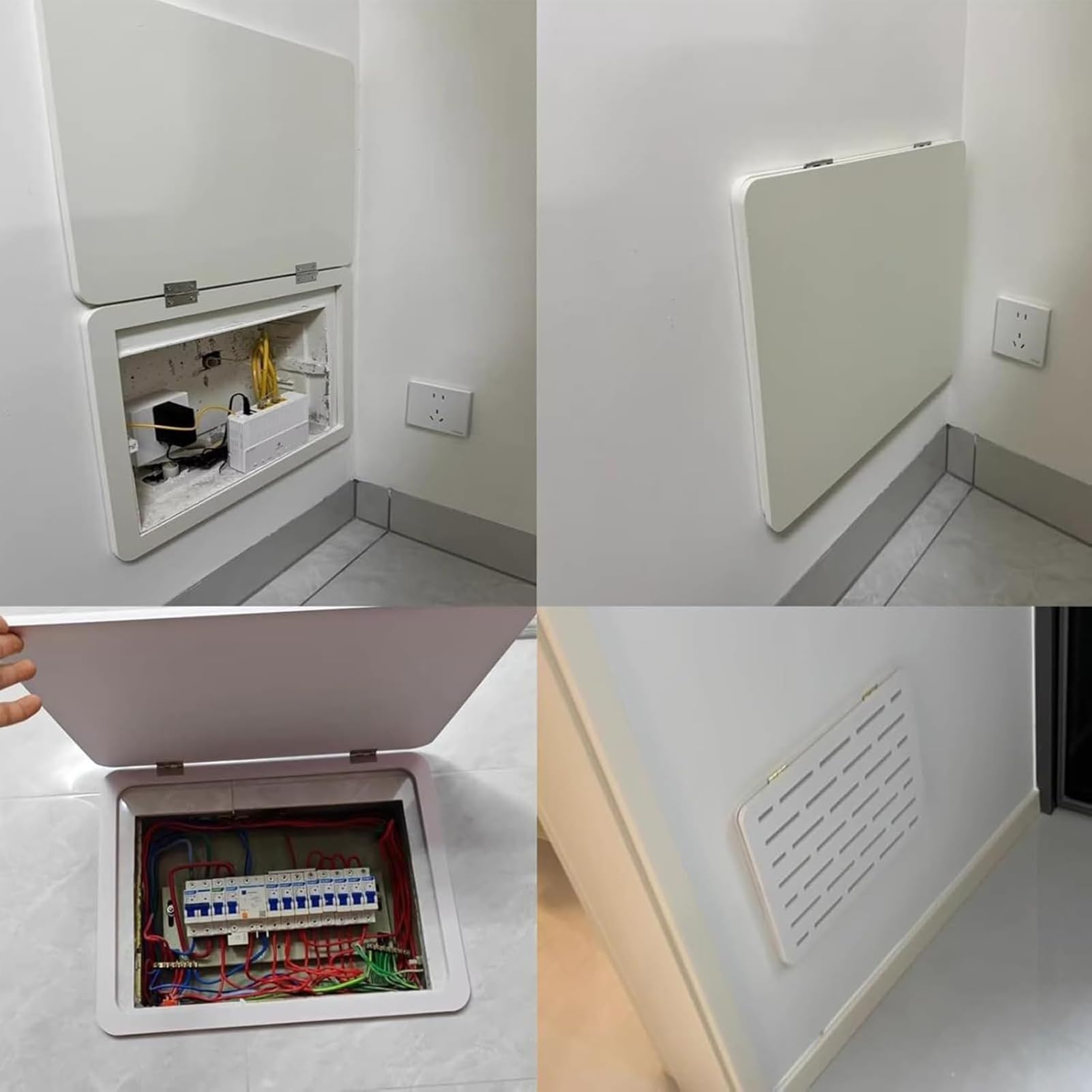 Tapa Cubierta Decorativa Para Cuadro Eléctrico,Protector con Diseño de Arte Moderno | de Protección para Contador Eléctrico | destinado a Cocina Pasillo Hogar Sala de Estar Garaje Sótano y