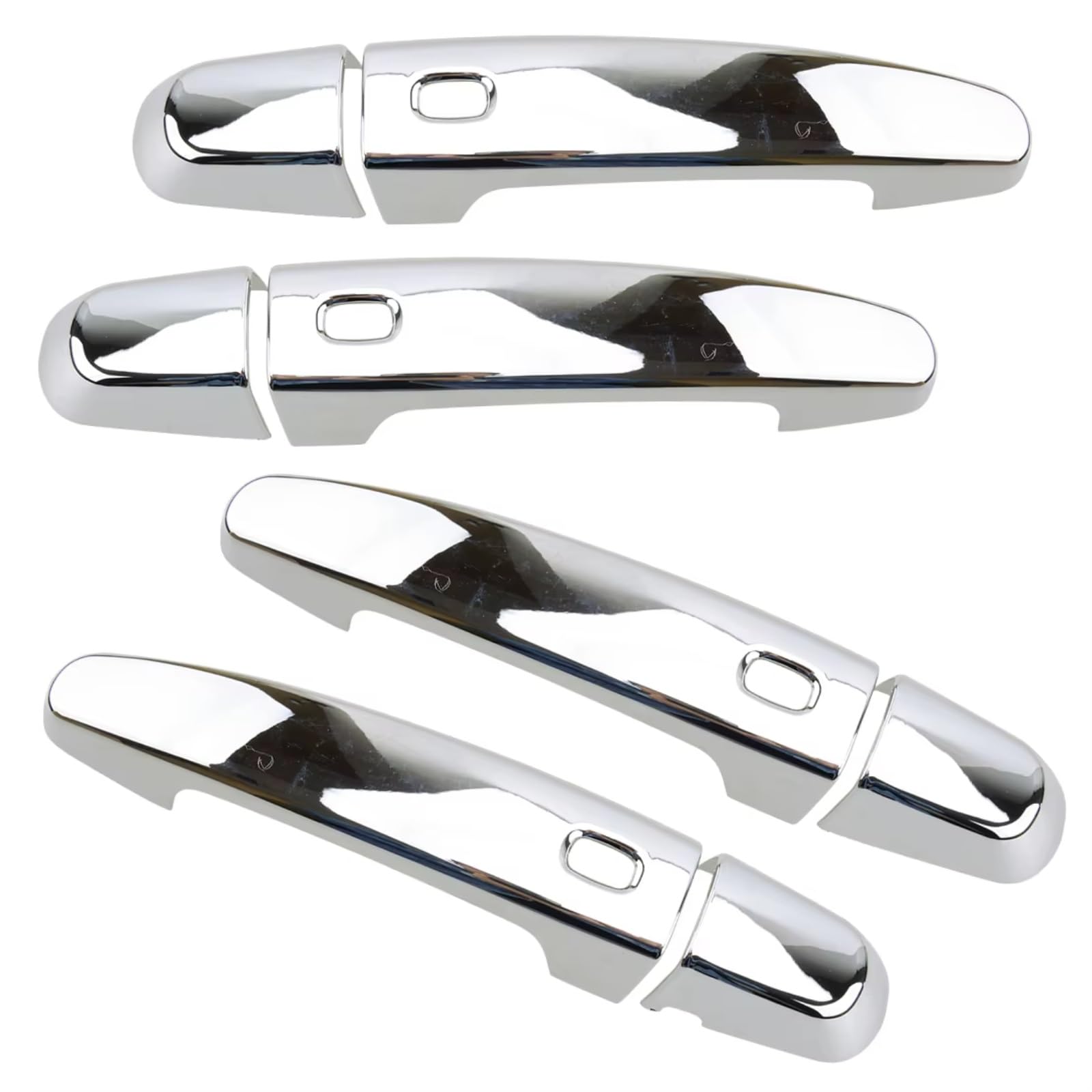 WOLIIEXZ Exterior Door Handle Cap Compatible with Chevy for Malibu 2016 2017 2018 2019 2020 2021 2022 2023 2024 Chrome Silver Car Exterior Door Handle Housing