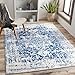Produktbild Livabliss Syracusa Vintage groß - Wohnzimmer 120x170 cm, Esszimmer, Schlafzimmer, Orientalischer e Boho Style - Carpet Living Room, Bunter Muster, Blau und Beige