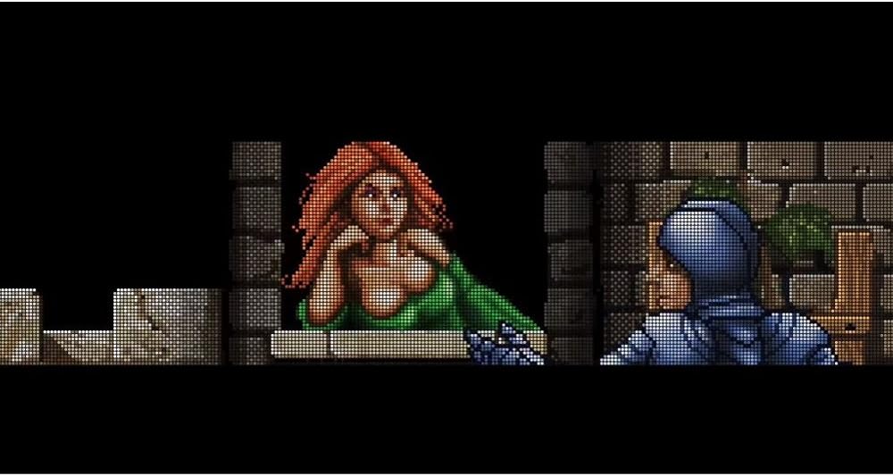 Medieval Madness Pinball Remake Color Dot Matix Display