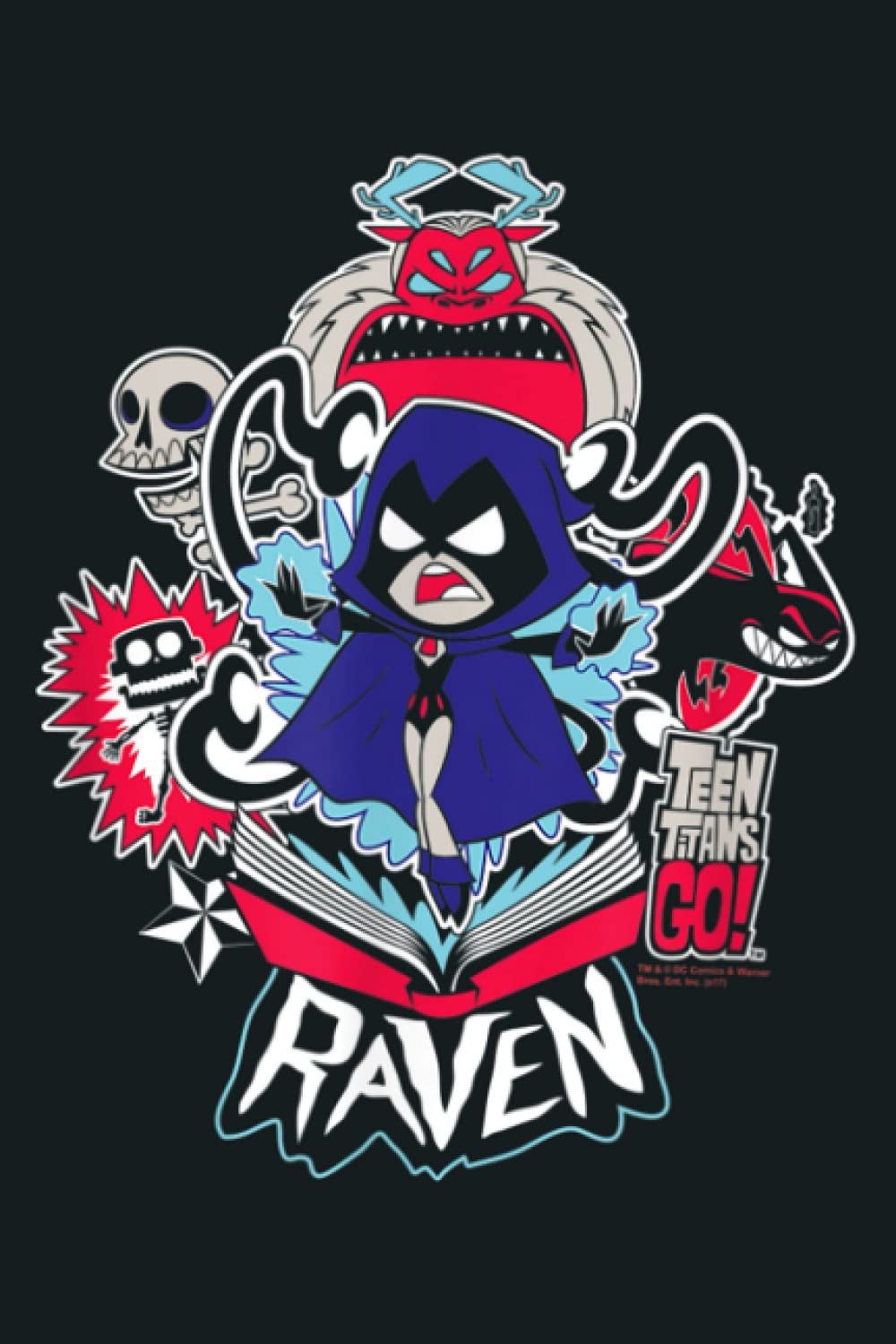 n Titans Go Raven: Notebook Planner - 6x9 inch Daily Planner Journal, To Do List Notebook, Daily Organizer, 114 Pages