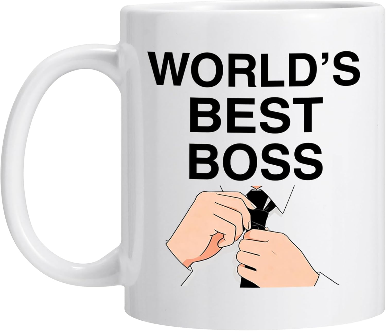 World's Best Boss Mug The Office Coffee Mug Funny Boss Mug 11 Oz Double Sided Mug for Boss Coworkers Office Gift - Image 2