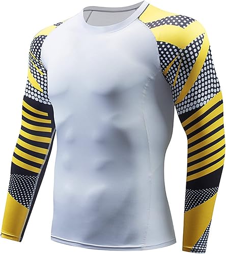 Camisetas de natación de manga larga para hombre, protección solar UPF 50+, camisetas atléticas para surf, buceo, traje de neopreno