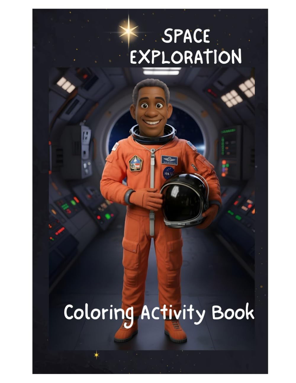Space Exploration Coloring Activity Book