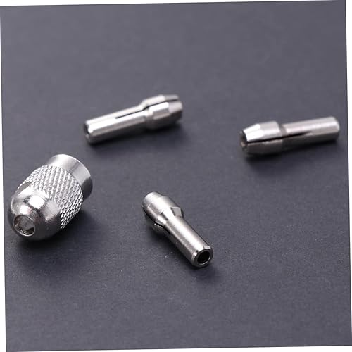 Miniatura 2 de Housoutil Pinzas de herramientas rotativas Pinzas de taladro de molienda eléctrica, 4 unids Pinzas de tuerca de pinza Chuck M8 Set ing System ing