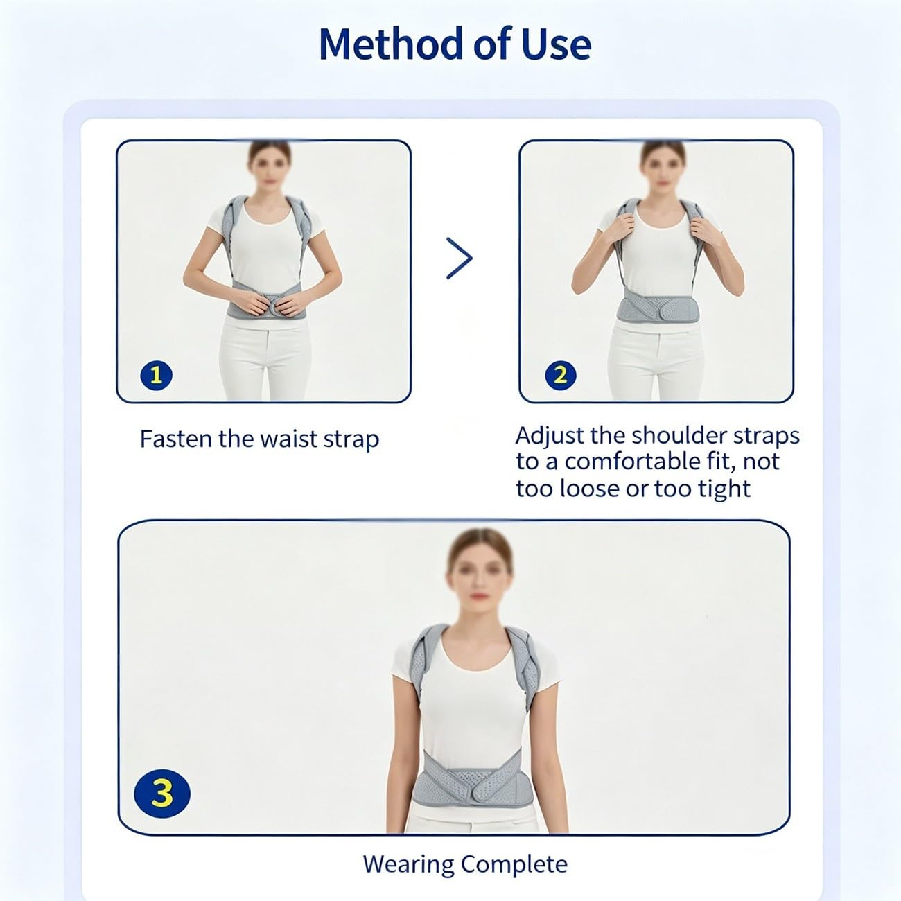 Corrector De Postura Dorsal Para Hombre Y Mujer, Faja De Soporte Ajustable