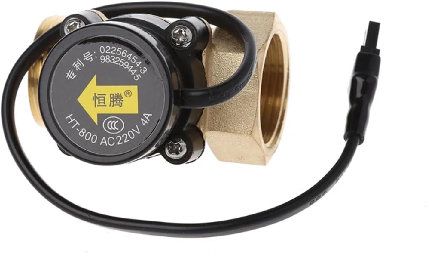 HT800 1" Water Pump Flow Sensor Switch Liquid Booster Solar Heater Brass Magnetic Pressure Automatic Control Valve Part