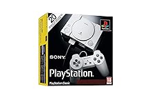 Sony Playstation Classic Console with 20 Playstation Games Pre-Installed Holiday Bundle, Includes Final Fantasy VII, Grand Theft Auto, Resident Evil Directors Cut and More