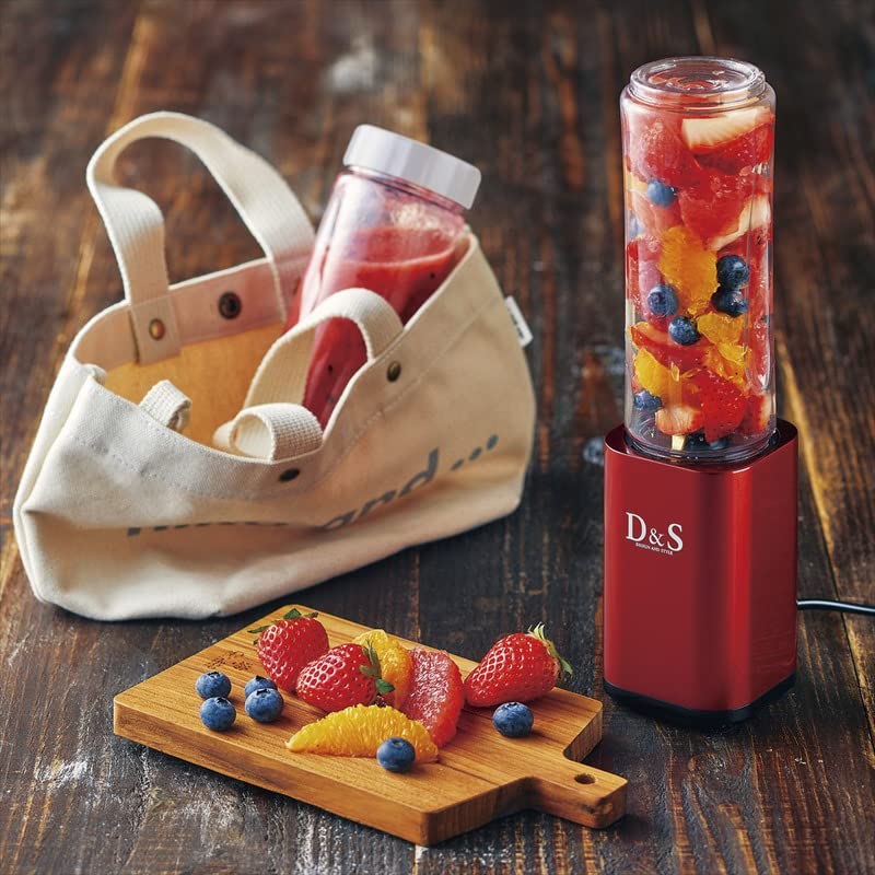 Amazon.co.jp: D＆S ミニボトルブレンダー レッド DS.7673【通販