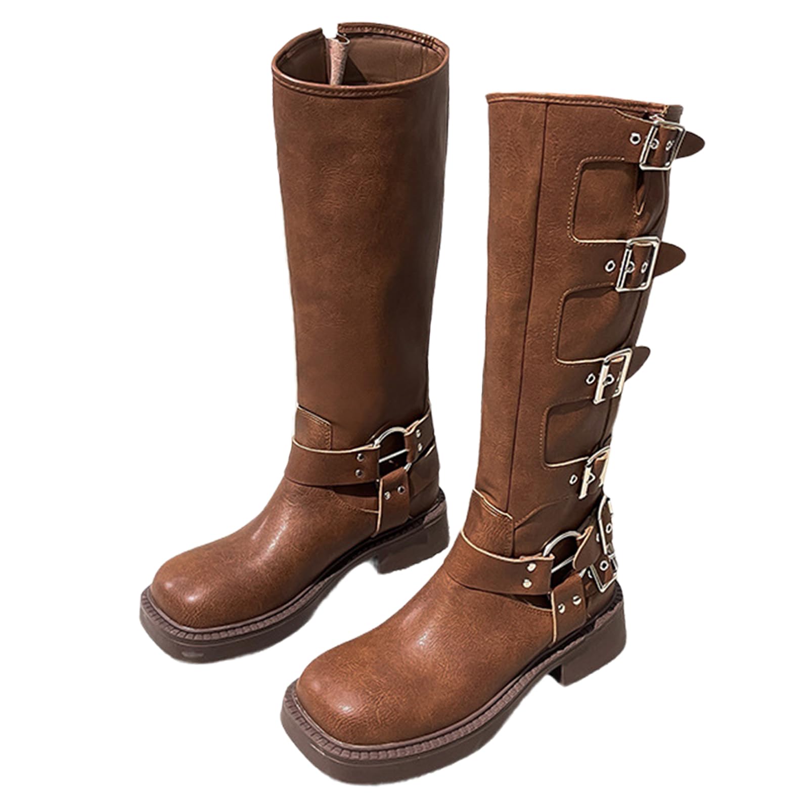 靴 Knuth Marf square heel boots / brown square heel boots / brown | KNUTH MARF