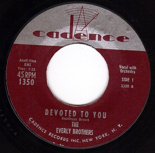 Devoted To You/Bird Dog (VG++ 45 rpm) - Amazon.com Music