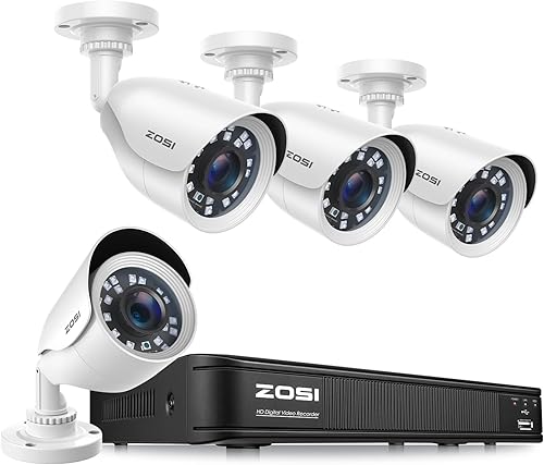Miniatura 12 de ZOSI Sistema de cámara de seguridad para el hogar 3K 5MP Lite H.265+, DVR de vigilancia de 8 canales con detección de vehículos humanos AI y 4