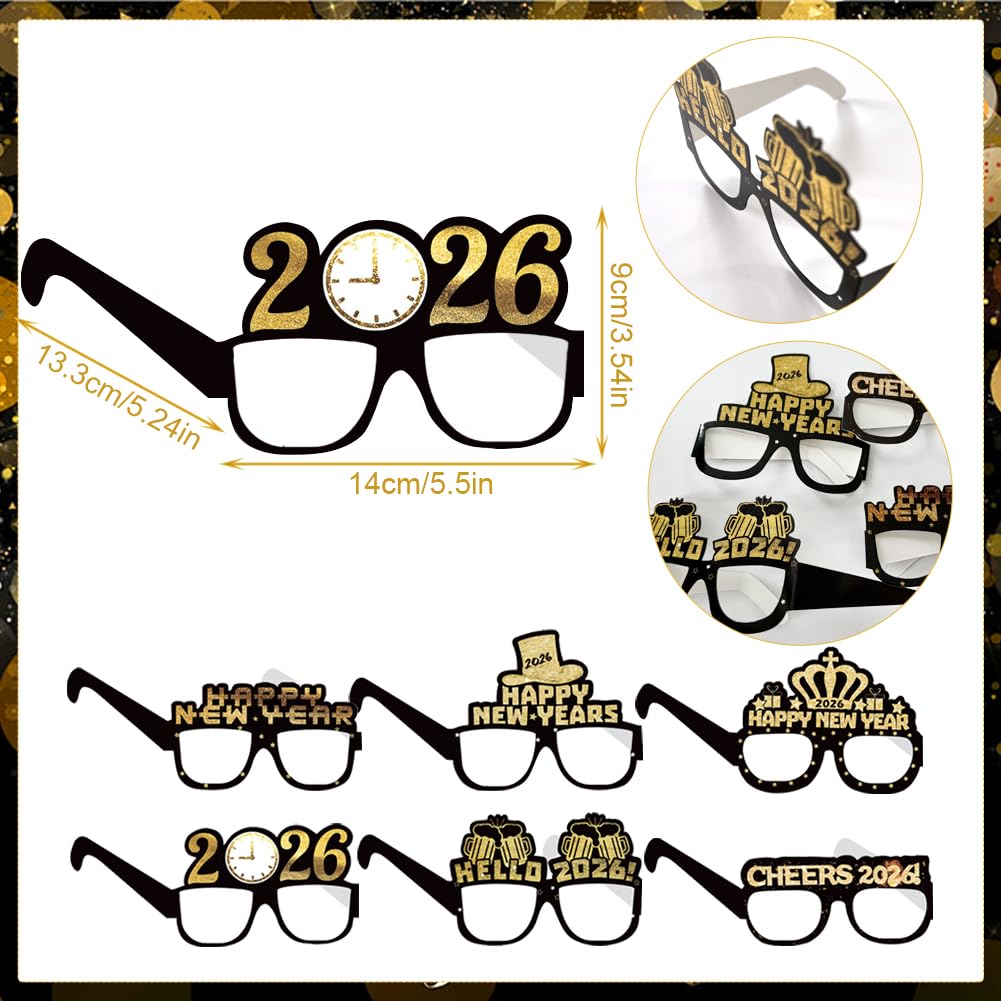 Basong Funky New Year Celebration Glasses - Image 2