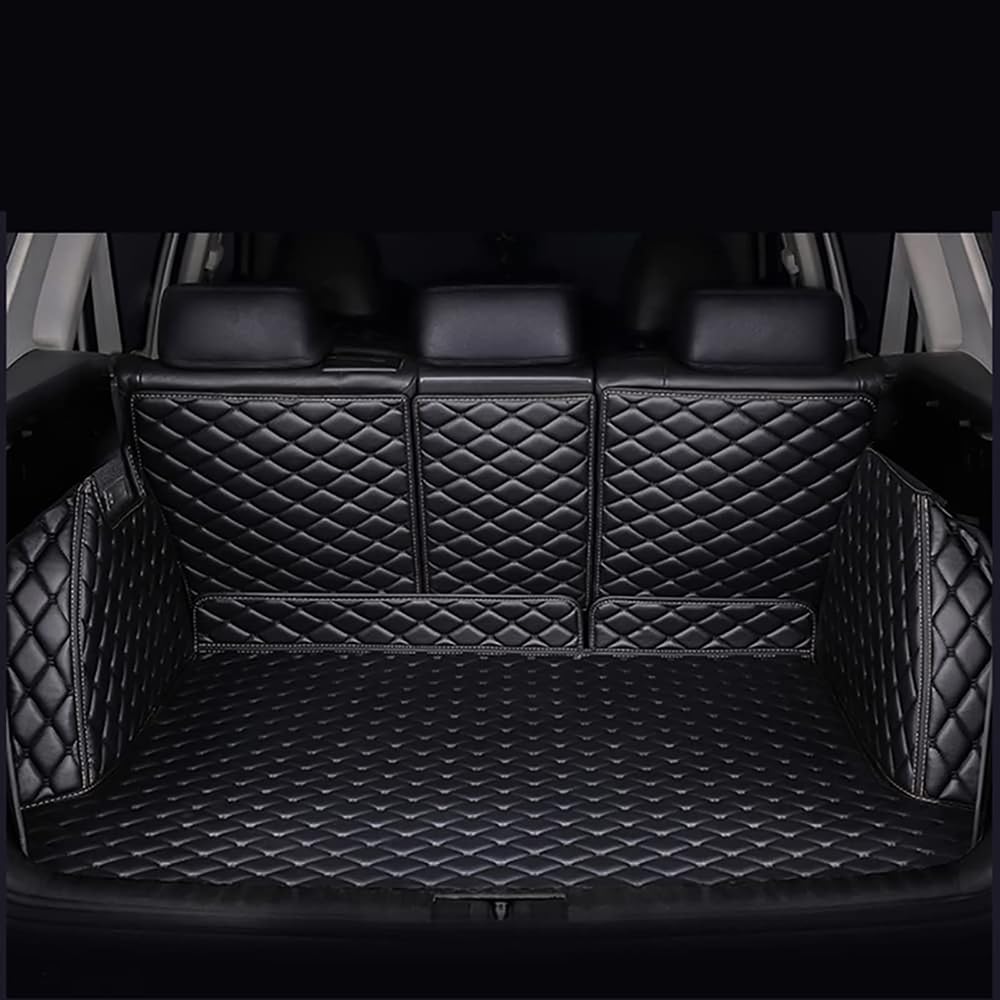 Qsllly A Car Trunk Mat For Genesis Gv70 2023-2024,Full Coverage Boot Liner Leather Boot Liner Mats Waterproof Nti Scratch Interior Ccessories,