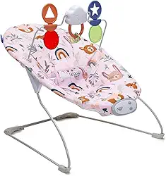 Bouncer Cosco Kids, Zeen, 0 a 13kg, Rosa Floresta