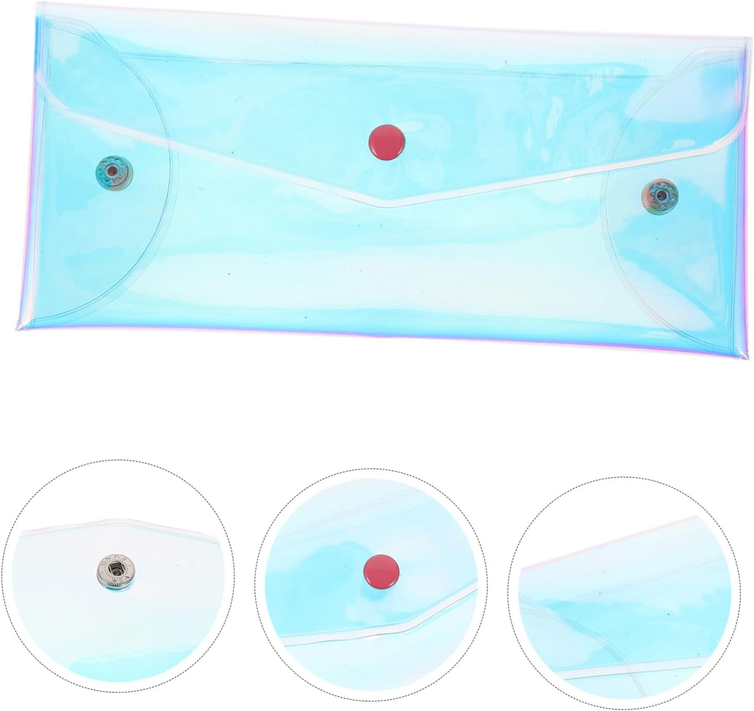 Portable Plastic Envelope Wallet Small Cash Holder Multipurpose Organizer for Women Earphone Coin Storage Sturdy Compact Design