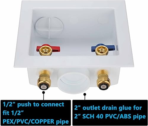 Miniatura 3 de LI-550-11 - Caja de salida para lavadora a presión para conectar con drenaje central, entrada de 12 pulgada para conectar x salida de rosca macho de