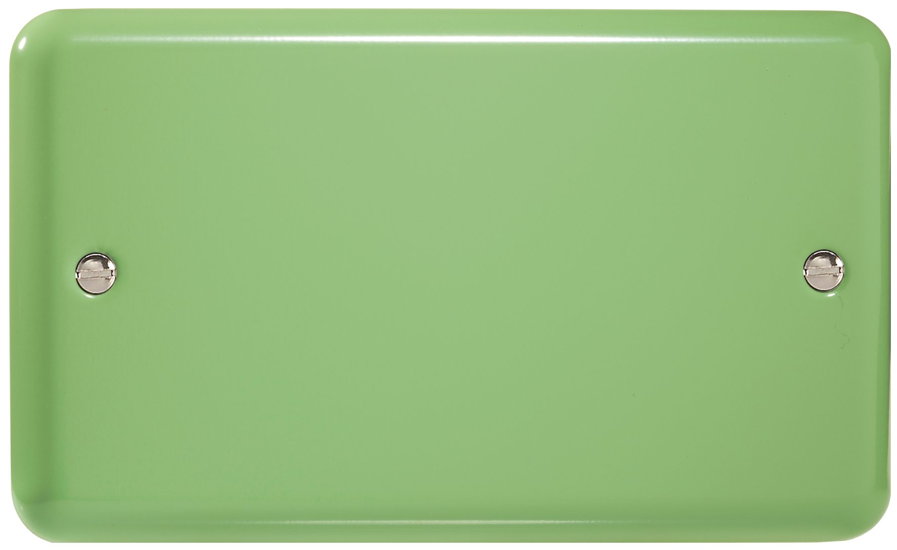 Varilight Double Blank PlateLily Beryl GreenXydb.bg from B&Q