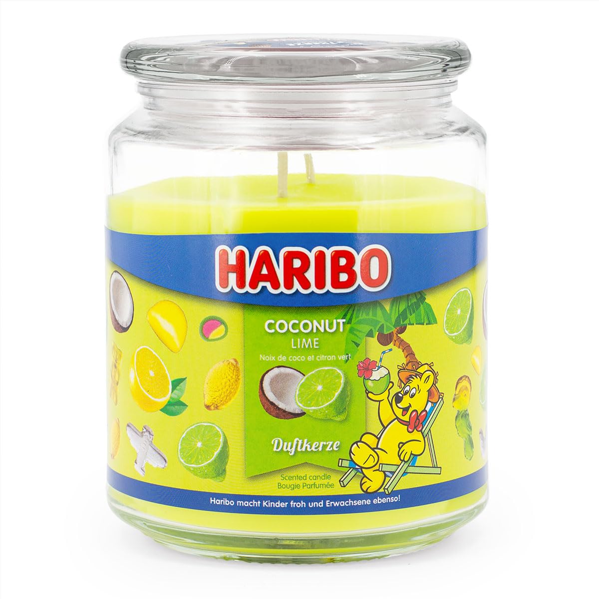 Haribo - Scented Candle Coconut Lime - 510g