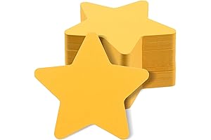 MixTeach 200 Pcs Eye-Catching White Paper Stars: A Stellar Decor for Any Occasion