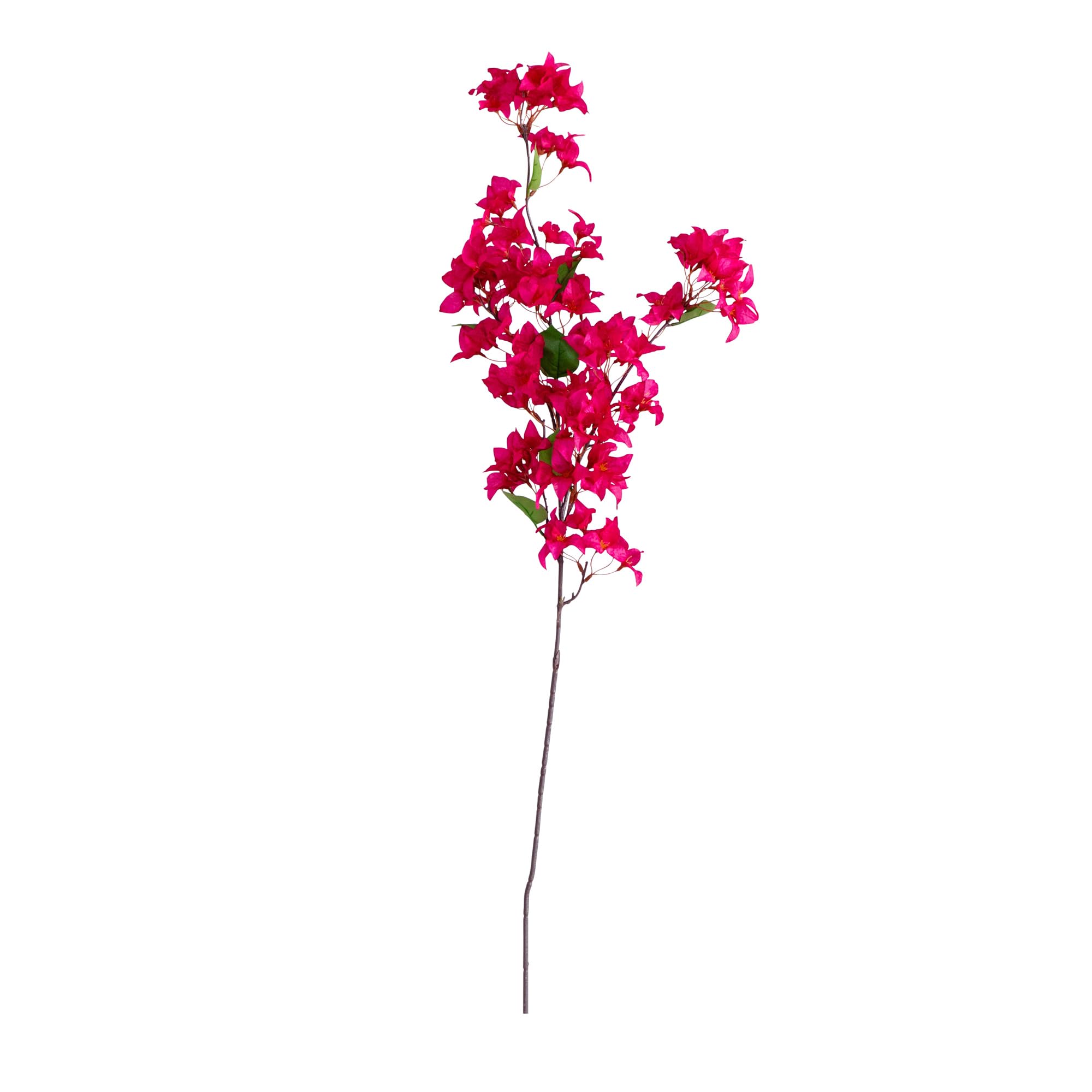 Nearly Natural 47-in Artificial Bougainvillea Flower Stems, Set of 3 Long Stem Artificial Flowers for Home or Office Décor, Faux Bougainvillea Flower