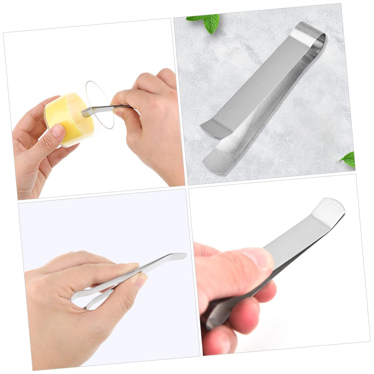 GREENADSCAPE Stainless Steel Candle Wick Extinguisher Kit 6pcs Candle Wick Tweezers Trimmer for Home Wedding Banquet