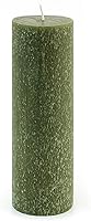 Vista 19 de Root Candles Velas de pilar sin perfume Timberline™ con textura mejorada de cera de abeja, 3 x 3 pulgadas, color gris pardo