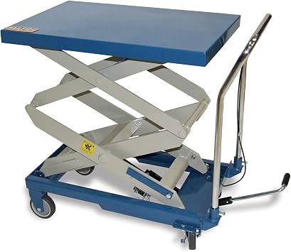 Baileigh 32" x 20" Double Arm Hydraulic Lift Cart, 660 Lb Capacity B-CARTX2