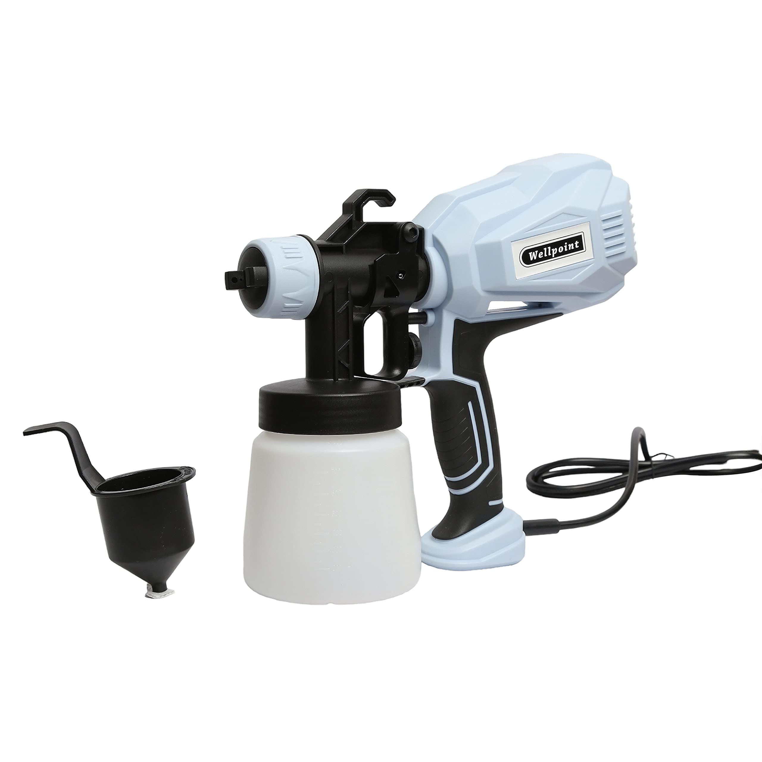 Wellpoint Electric Paint Spray Gun - 450 Watt WP-1808 | 800 ml Cup Capacity HLVP Painting Machine (B0C62FRTKG) Amazon Price History, Amazon Price Tracker