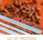 Handfuel Salted Caramel Cajous, cajous salés torréfiés à la main, 4g de protéines, d'écrous aromatisés fabriqués à partir de plantes et fabriqués fièrement au Canada - 150 Grams