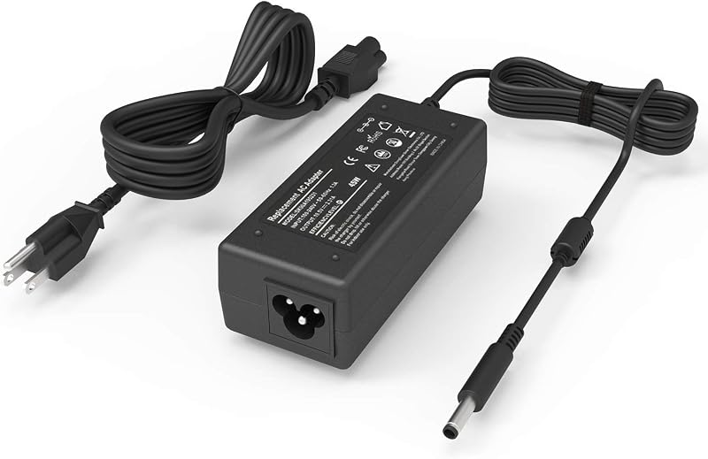 45W Charger for Dell Inspiron Latitude Vostro 4.5*3.0mm Round Tip | Compatible with Inspiron 11 13 14 15 17 Series 3420 3520 3583 3593, Latitude 3140 3420 3520, Vostro 3420 3520