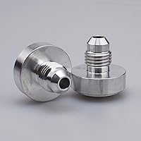 Vista 3 de AC PERFORMANCE -3 AN Macho Soldadura en Bung Fitting Aluminio, Paquete de 2