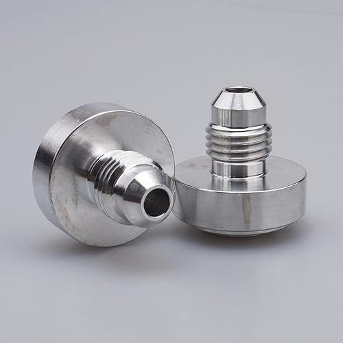 Miniatura 7 de -8 AN Weld On Bung Conector adaptador de aluminio AN8 macho Flare soldable tanque de combustible, paquete de 2