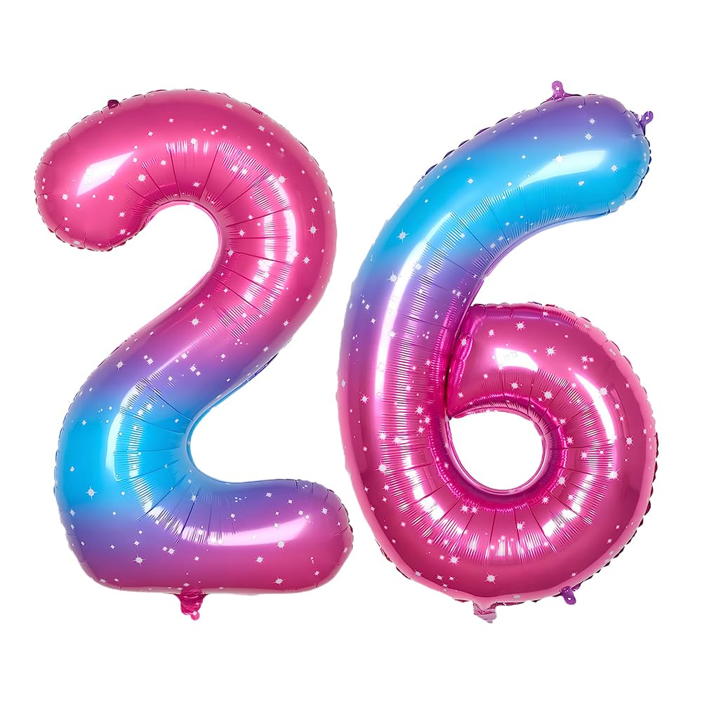 Foil Globo Número 5 Azul 40" (101cm), Inflable Helio o aire, Gigante Numeros 0-9, 10-19, 20-29, 30-100, Grande Globos Decoración para La Boda Aniversario y Cumpleaños Fiestas — view 282