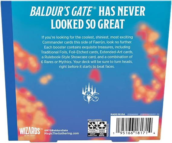 Magic: The Gathering Commander Legends: Battle for Baldurs Gate Collector Booster Box | 12 Packs (180 Magic Cards)