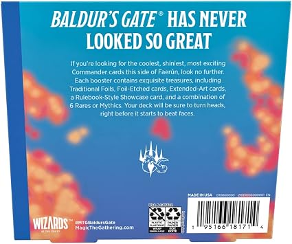 Magic: The Gathering Commander Legends: Battle for Baldurs Gate Collector Booster Box | 12 Packs (180 Magic Cards)