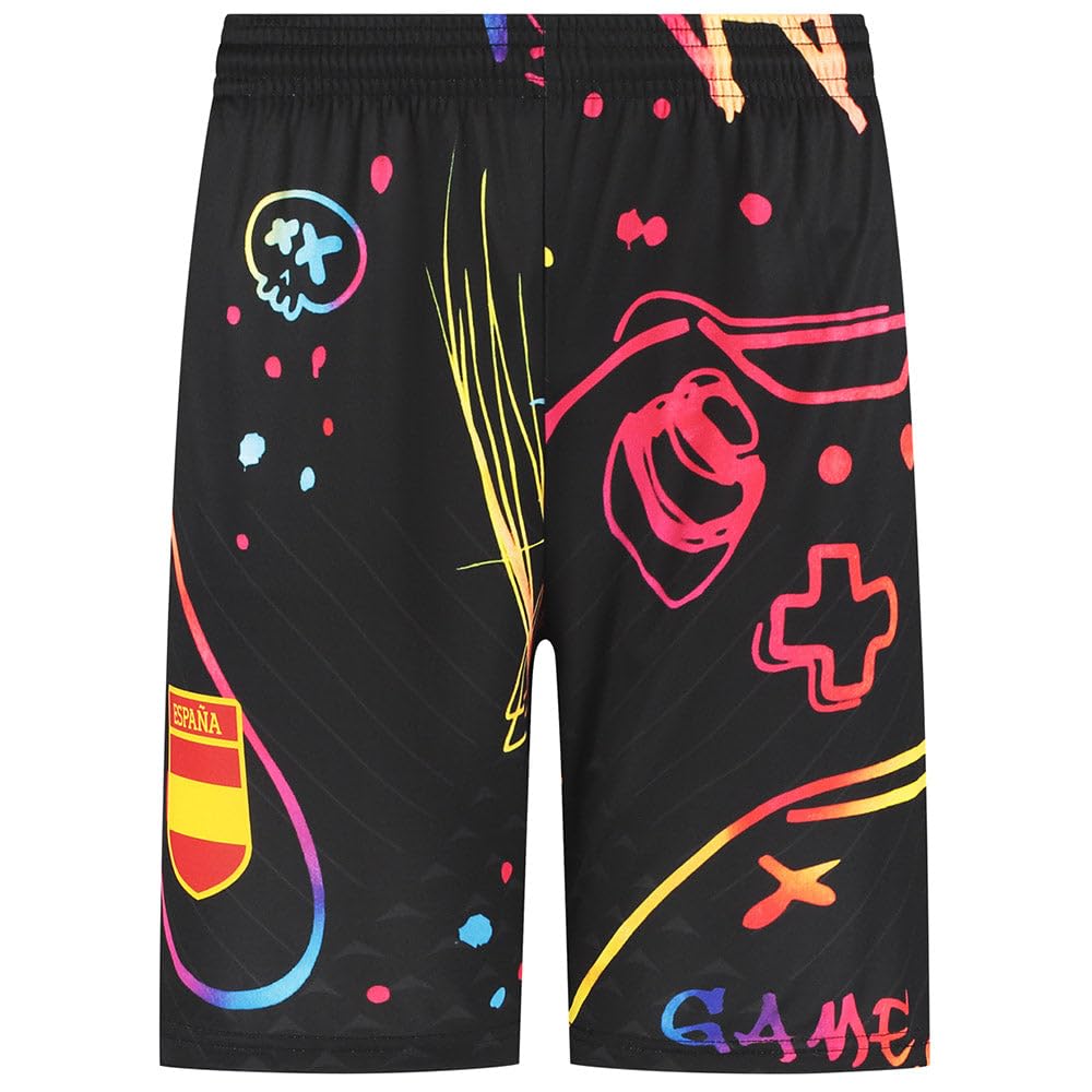 Maillot Lamine Yamal - Maillot de Foot d'Espagne - Tenue de Football - Enfants et Adultes - Ensemble Foot