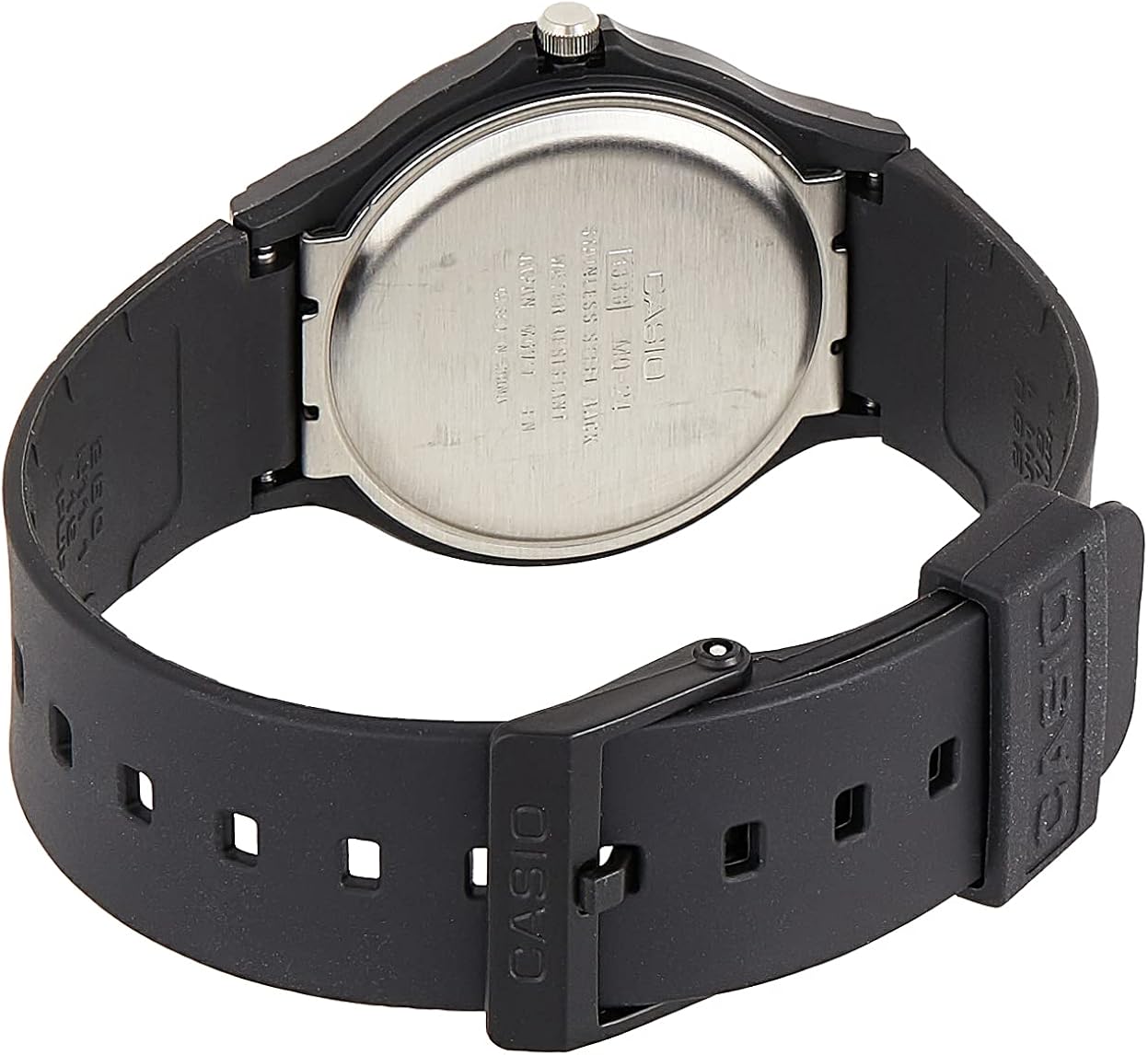 Casio Orologio Unisex Vintage Mq-24-7B3 Slim Gomma Facile Lettura Tondo  Polso : Amazon.it: Orologi
