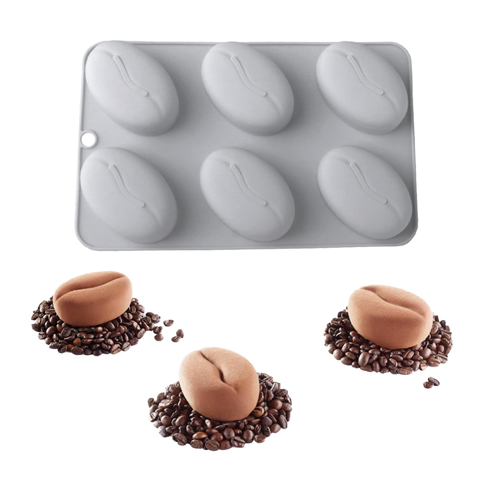 Caramelle caffè in silicone flessibile, 12 consecutive coffe