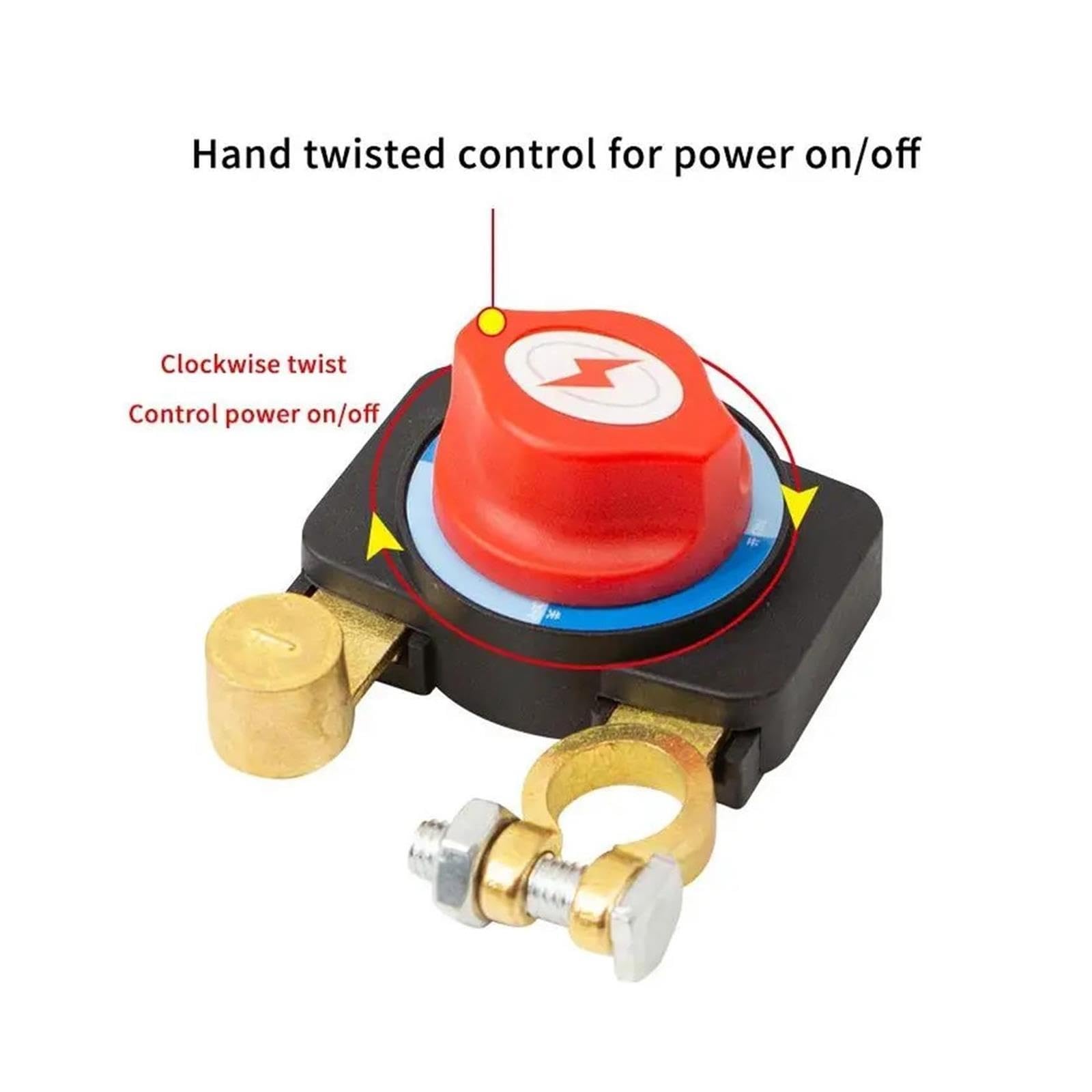 Interrupteur de déconnexion de la batterie du poste supérieur