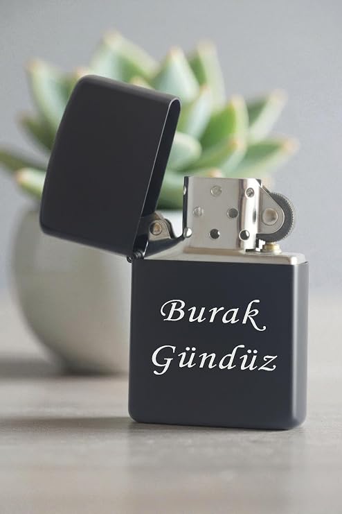 Kişiye Özel Lüks Erkek Hediye Seti, Metal Jel Kalem, Deri Cüzdan ve Benzinli Metal Çakmak