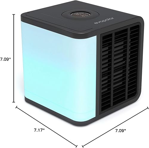 Miniatura 15 de Ventilador de refrigeración para escritorio y automóvil - Enfriador de aire evaporativo portátil para campamento - Ventilador de hielo pequeño