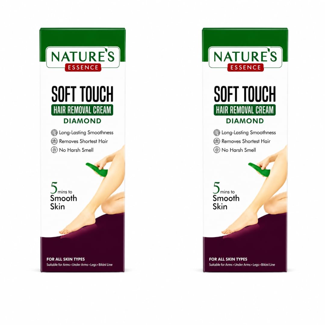 Soft Touch Diamond Hair Removal Cream Pack of 2(50gm each) | 50 g Each, All Skin Types-image-25