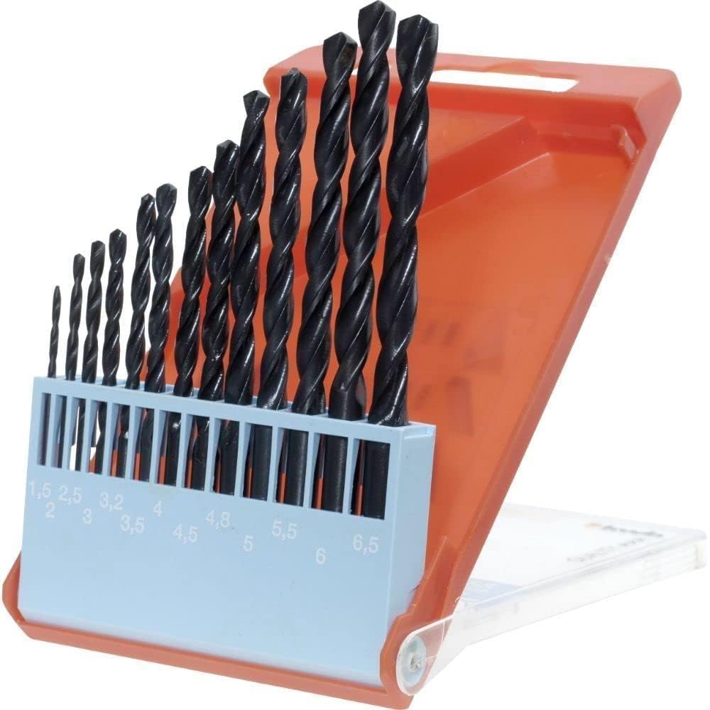 BOYMA 13-teiliges Metallbohrer-Set In Metallbox – HSS DIN338, 1,5–6,5 Mm, Für Eisen & Stahl