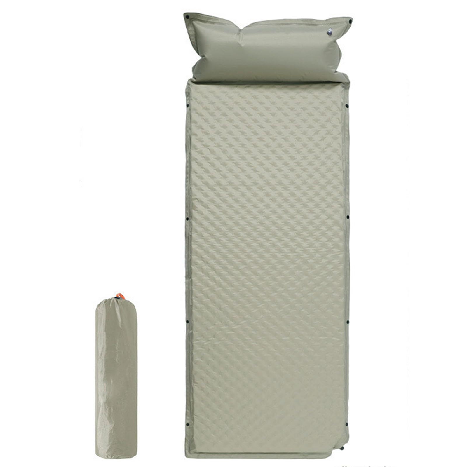 Materasso Gonfiabile, materassino Gonfiabile da Campeggio all'aperto, Tenda da Campeggio Gonfiabile Portatile Automatica, materassino a Terra per Letto Singolo e Doppio (A)