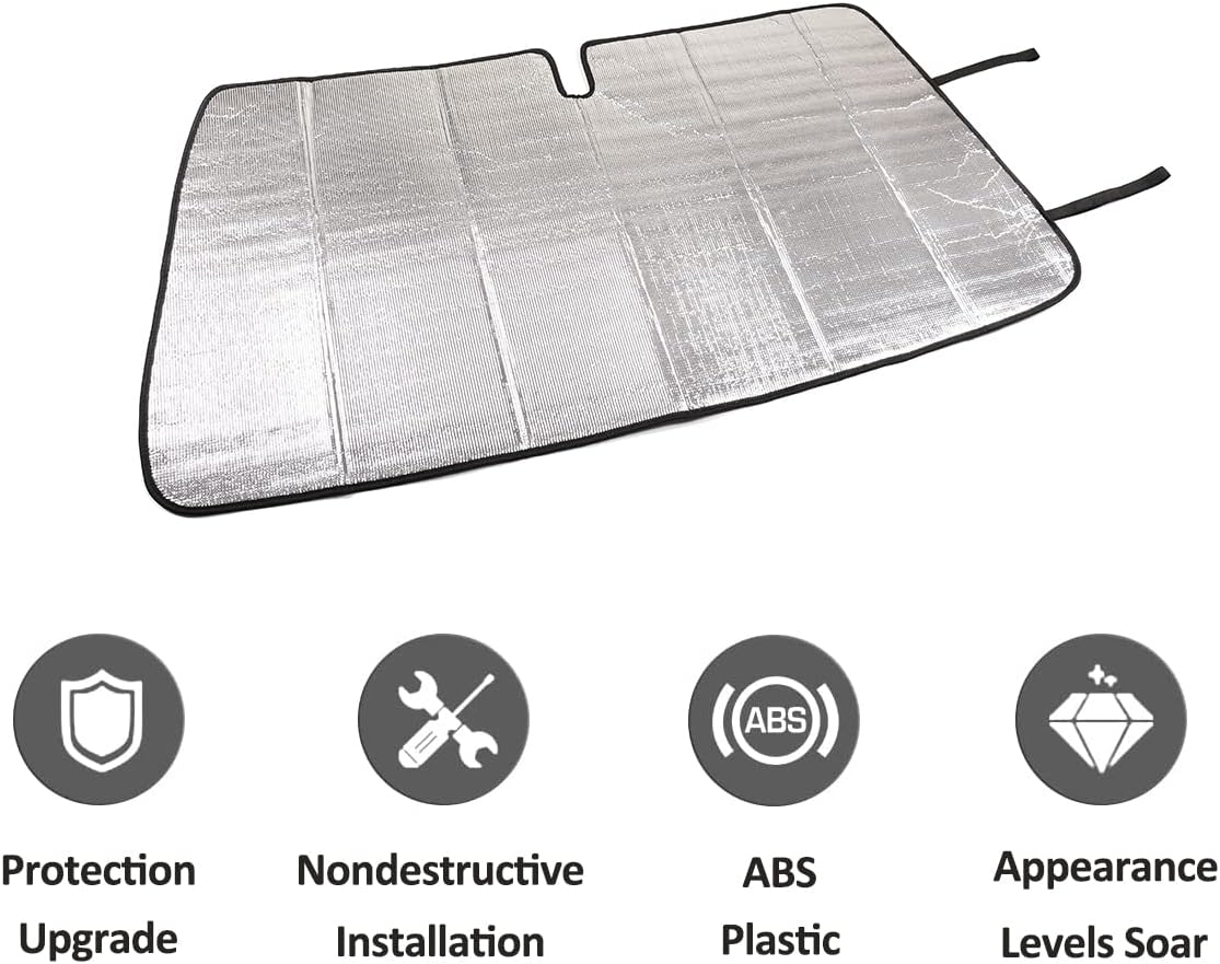 Front Window Glass UV Protection Sunshade 1PCS Compatible with Toyot@ GR86 2022&Subaru BRZ ZC6 ZD8 2012-2020 2021 2022 2023,PE Cotton Material Can Keep The Car Cool