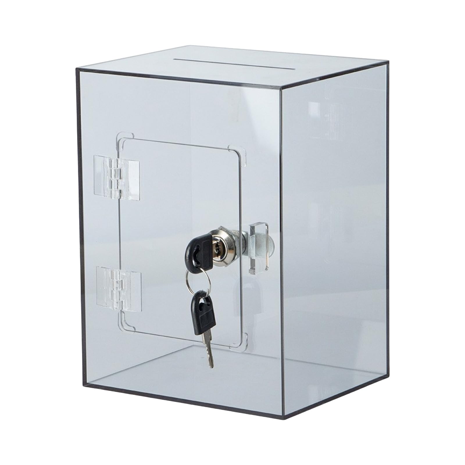 Unbreakable Clear Cash Storage Jar with Child Friendly Savings Container Thick Acrylic Construction Large Clear Savings Jar for Adults